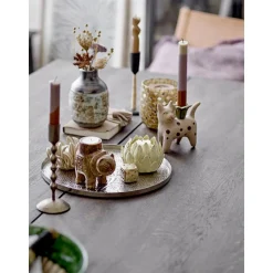 Portavelas Artesanal De Gres Yosan