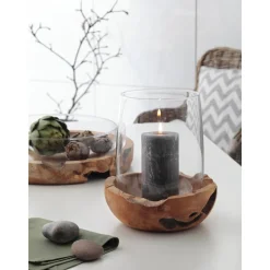 Portavelas Artesanal Terra