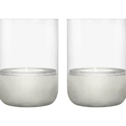 Portavelas De Hormigon Calma, 2 Uds.