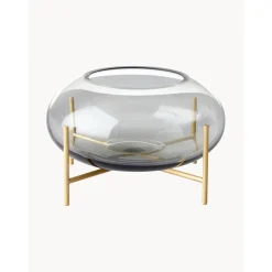 Portavelas De Vidrio Hurricane