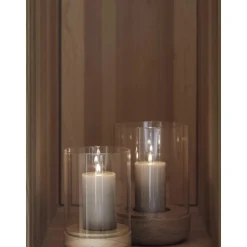 Portavelas De Vidrio Lanto, 20 Cm