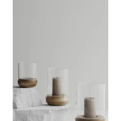 Portavelas De Vidrio Lanto, 20 Cm