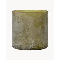 Portavelas De Vidrio Macha