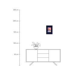 Poster Blue Landscape