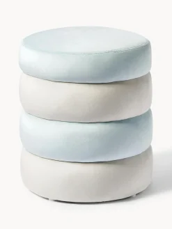 Puf De Terciopelo Alto