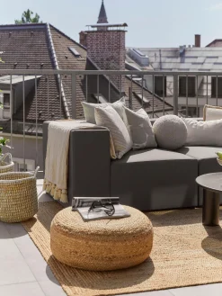 Puff Artesanal De Yute Bono