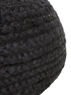 Puff Artesanal De Yute Bono, Estilo Boho