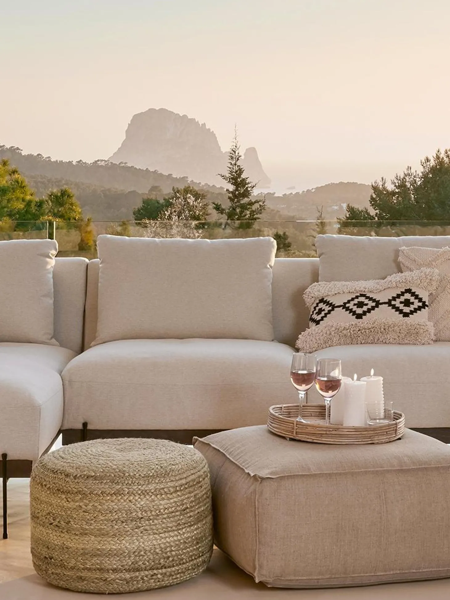 Puff Artesanal De Yute Bono