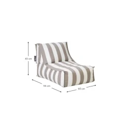 Puff Tumbona Para Exterior Korfu