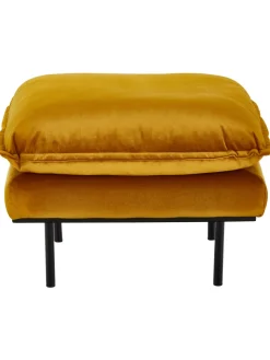 Reposapies Taburete De Terciopelo Retro