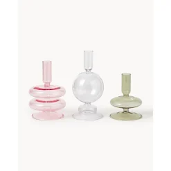 Set De Candelabros Con Forma Organica Clea, 3 Uds.