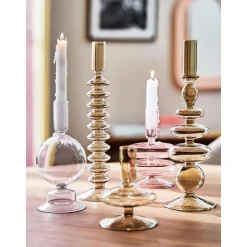 Set De Candelabros Con Forma Organica Clea, 3 Uds.