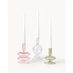 Set De Candelabros Con Forma Organica Clea, 3 Uds.