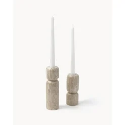Set De Candelabros De Marmol Cosmo, 2 Uds.