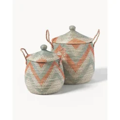 Set De Cestas Con Tapadera Mija, 2 Uds.