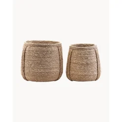 Set De Cestas Plata, 2 Uds.