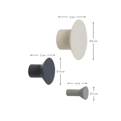 Set De Colgadores De Metal Spot, 3 Uds.