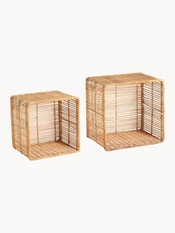 Set De Estantes De Pared De Ratan Zeya, 2 Uds.