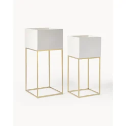 Set De Maceteros De Metal Palesa, 2 Uds.