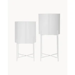 Set De Maceteros De Metal Mina, 2 Uds.