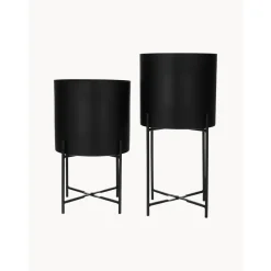 Set De Maceteros De Metal Mina, 2 Uds.