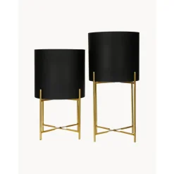 Set De Maceteros De Metal Mina, 2 Uds.