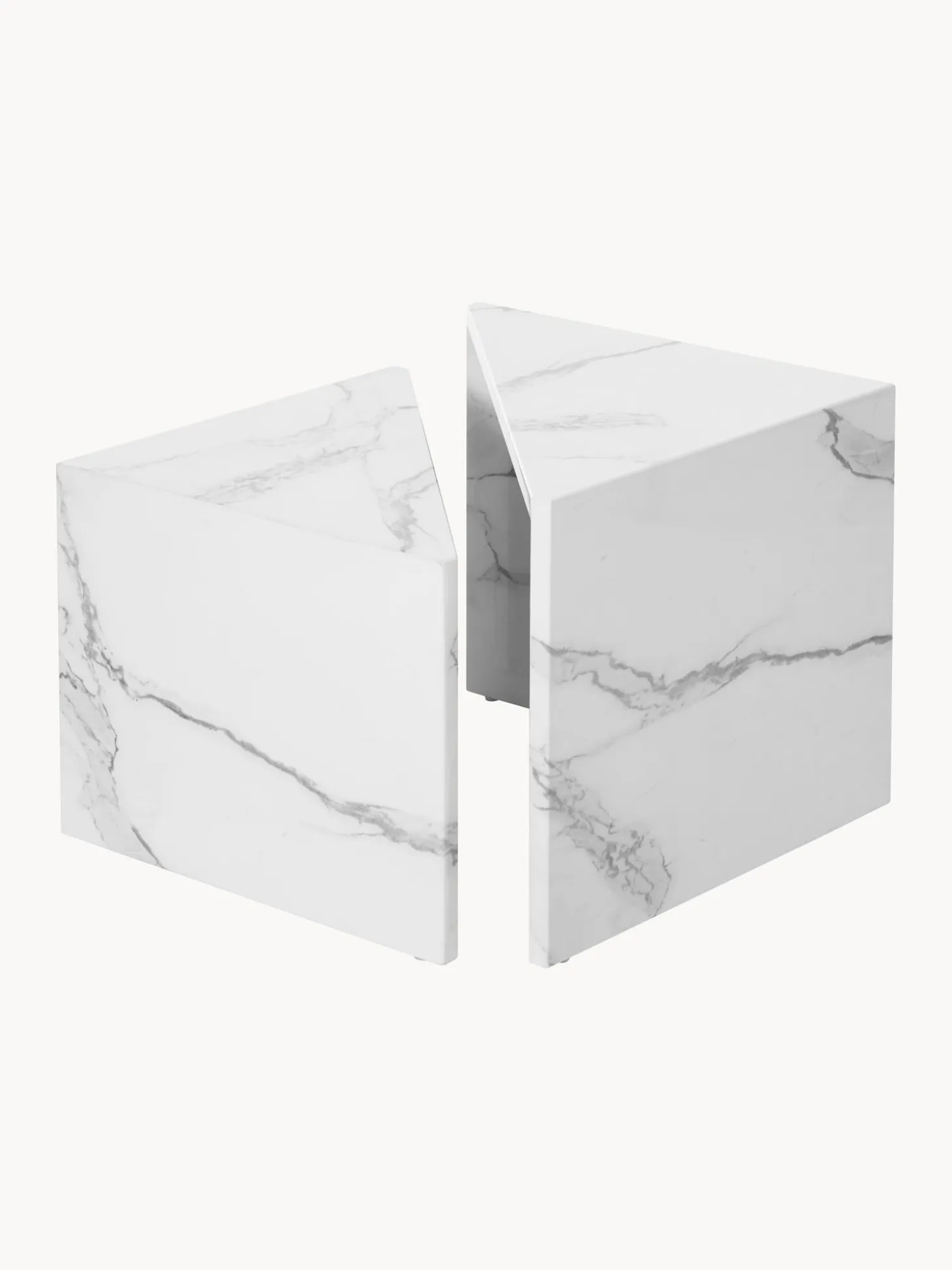 Set De Mesas De Centro En Look Marmol Vilma, 2 Uds.