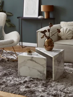 Set De Mesas De Centro En Look Marmol Vilma, 2 Uds.