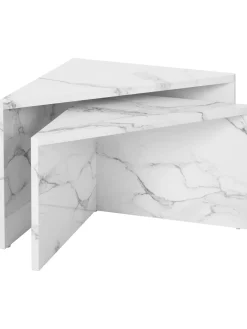 Set De Mesas De Centro En Look Marmol Vilma, 2 Uds.