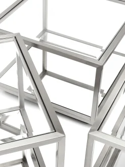 Set De Mesas De Centro Espejadas Luigi, 4 Uds.