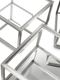 Set De Mesas De Centro Espejadas Luigi, 4 Uds.