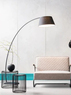 Set De Mesas De Centro Wire, 2 Pzas., Tablero De Cristal