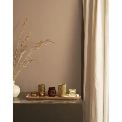 Set De Portavelas Con Bandeja De Madera Elviena, 6 Pzas.