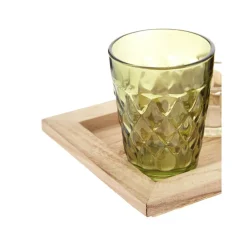 Set De Portavelas De Vidrio Wibke, 9 Pzas.