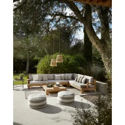 Set Lounge Para Exterior De Madera De Acacia Joshua, 4 Pzas.