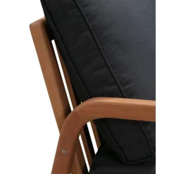 Set Lounge Para Exterior De Madera De Eucalipto Bergen, 4 Pzas.