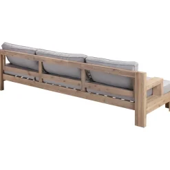 Set Lounge Para Exterior De Madera De Acacia Joshua, 4 Pzas.