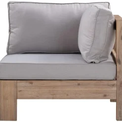 Set Lounge Para Exterior De Madera De Acacia Joshua, 4 Pzas.