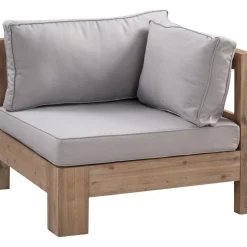 Set Lounge Para Exterior De Madera De Acacia Joshua, 4 Pzas.