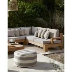 Set Lounge Para Exterior De Madera De Acacia Joshua, 4 Pzas.