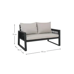 Set Lounge Para Exterior Captiva, 4 Pzas.