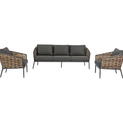 Set Lounge Para Exterior Maribela, 3 Pzas.