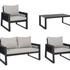 Set Lounge Para Exterior Captiva, 4 Pzas.