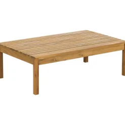 Set Lounge Para Exterior De Madera De Acacia Bo, 4 Pzas.