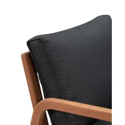 Set Lounge Para Exterior De Madera De Eucalipto Bergen, 4 Pzas.