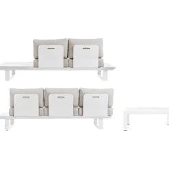 Set Lounge Para Exterior Konnor, 3 Pzas.