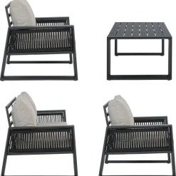 Set Lounge Para Exterior Captiva, 4 Pzas.