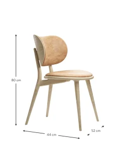 Silla Artesanal De Cuero Y Madera Rocker