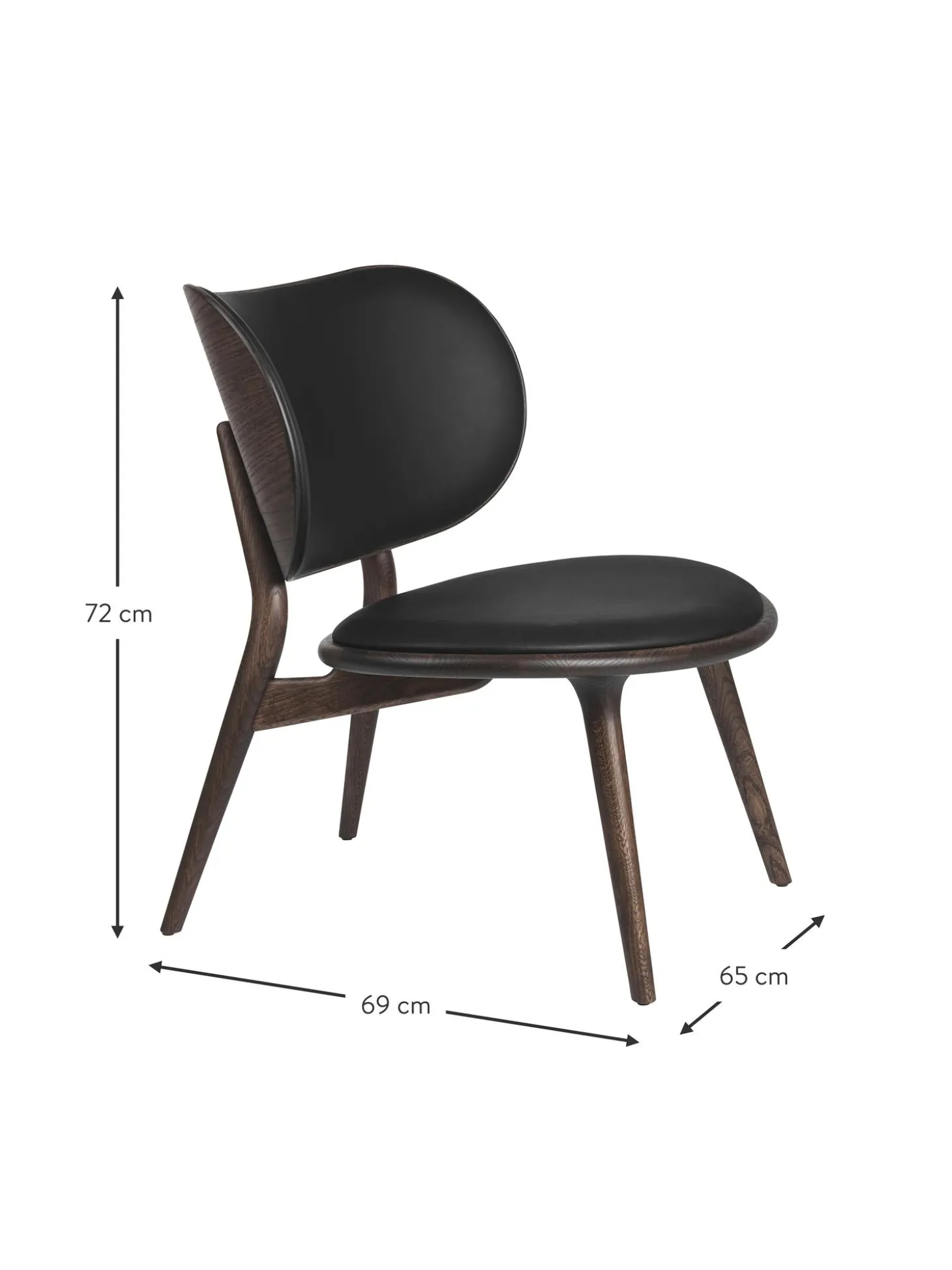 Silla Artesanal De Cuero Y Madera Rocker