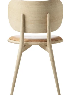 Silla Artesanal De Cuero Y Madera Rocker